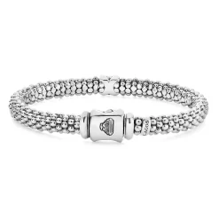 Single Station X Two-Tone Diamond Bracelet | 6mm