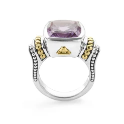 Small Amethyst Statement Ring