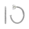 Small Caviar Hoop Earrings