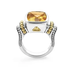 Small Citrine Statement Ring