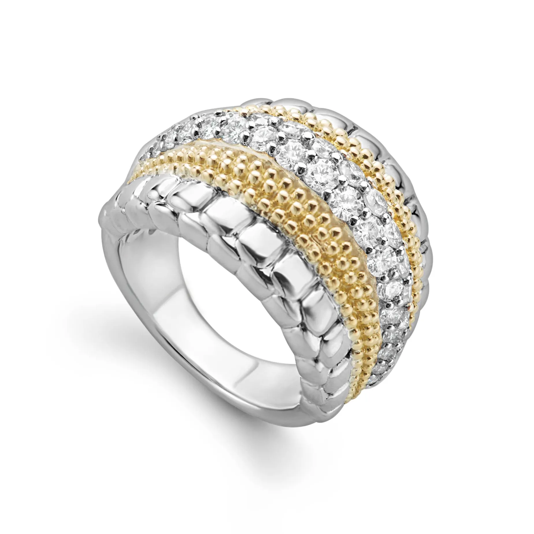Small Diamond Statement Ring