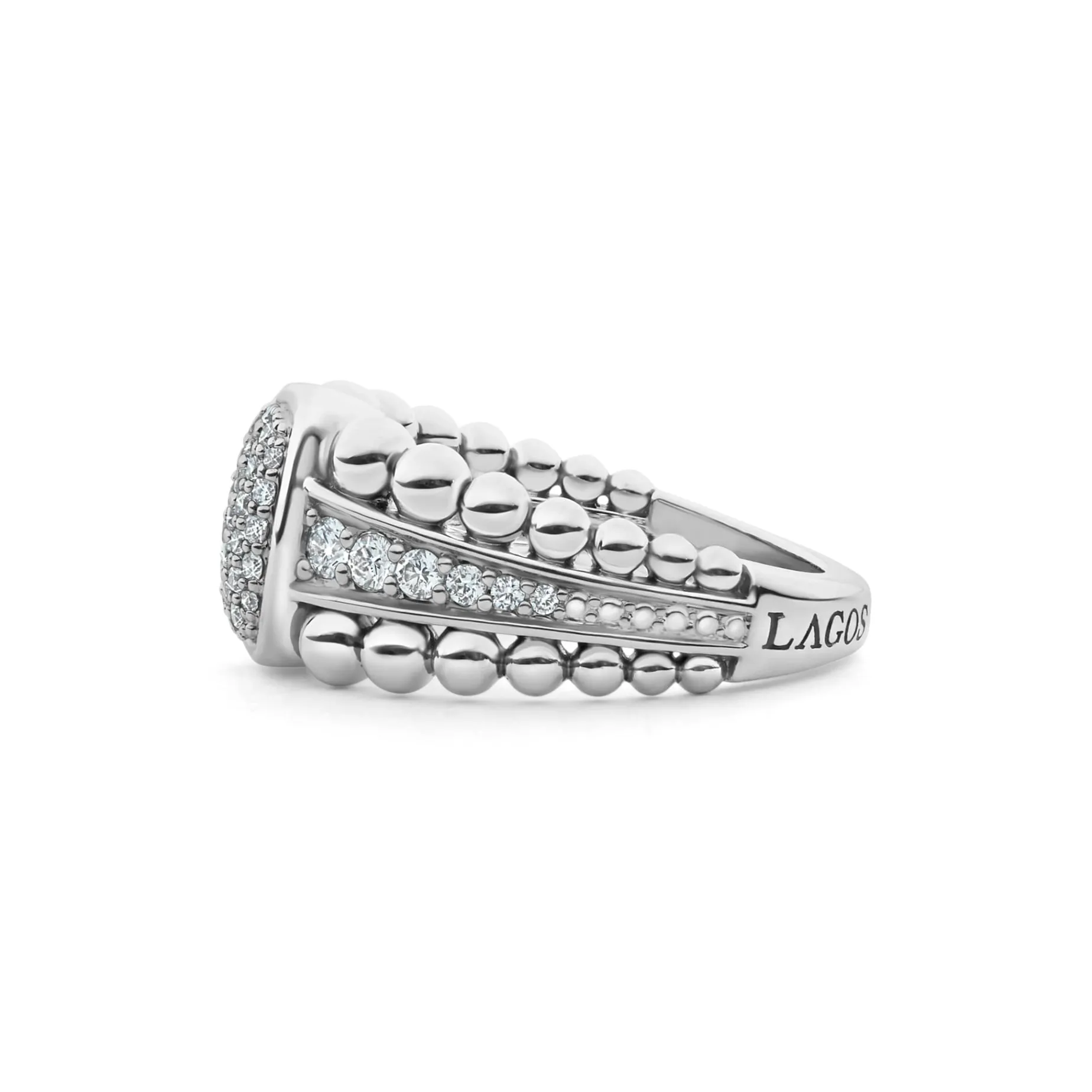 Small Diamond Statement Ring