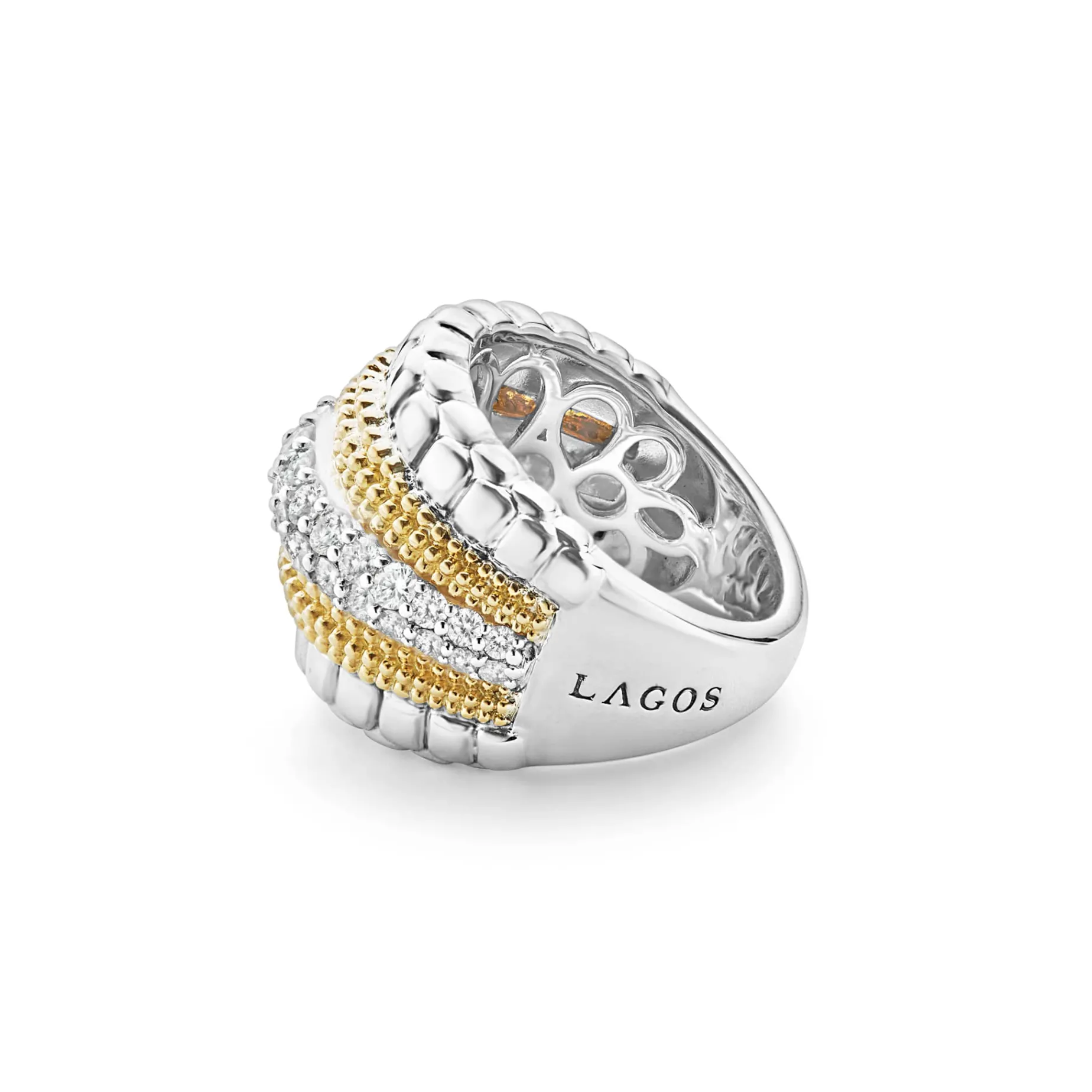 Small Diamond Statement Ring