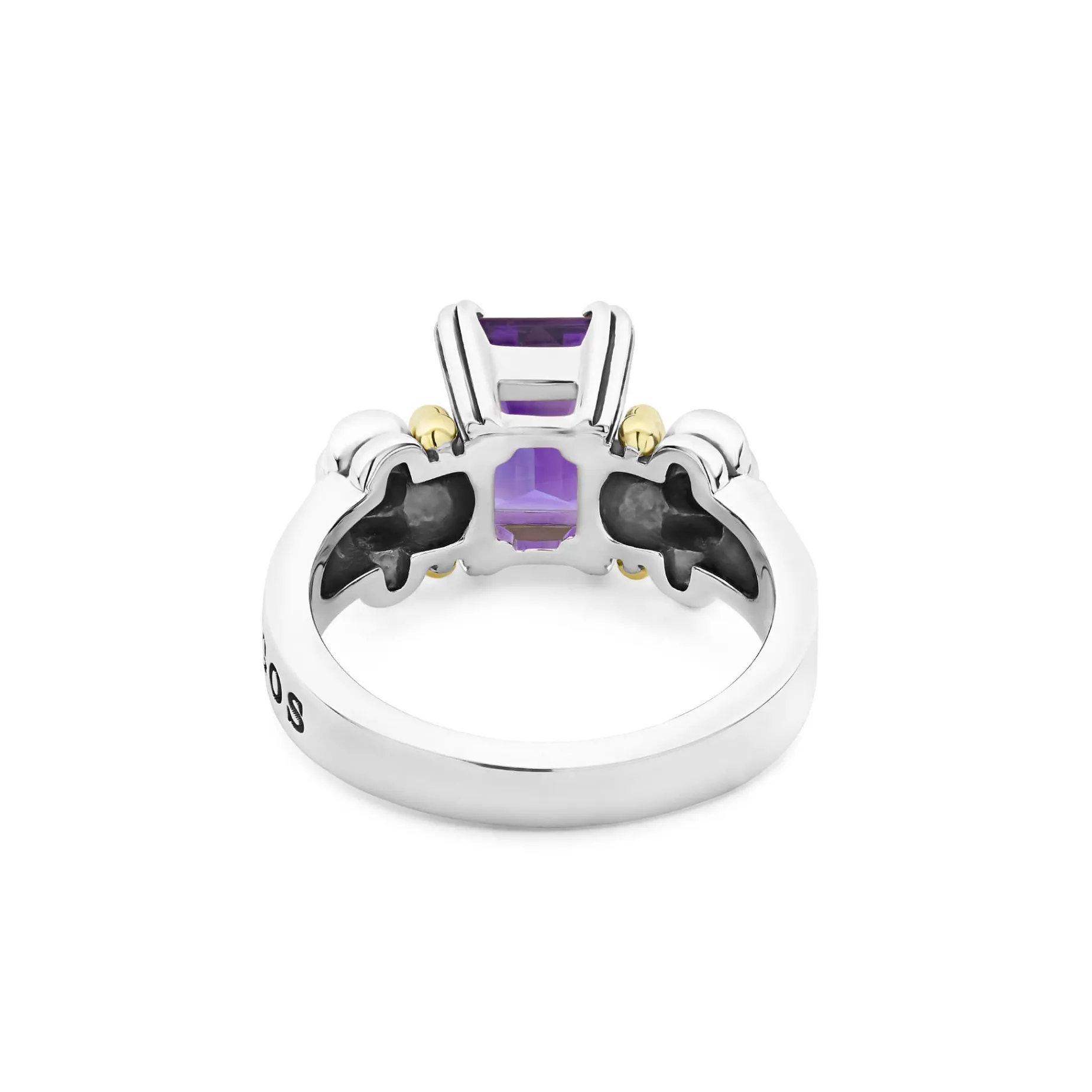 Small Emerald-Cut Amethyst Ring