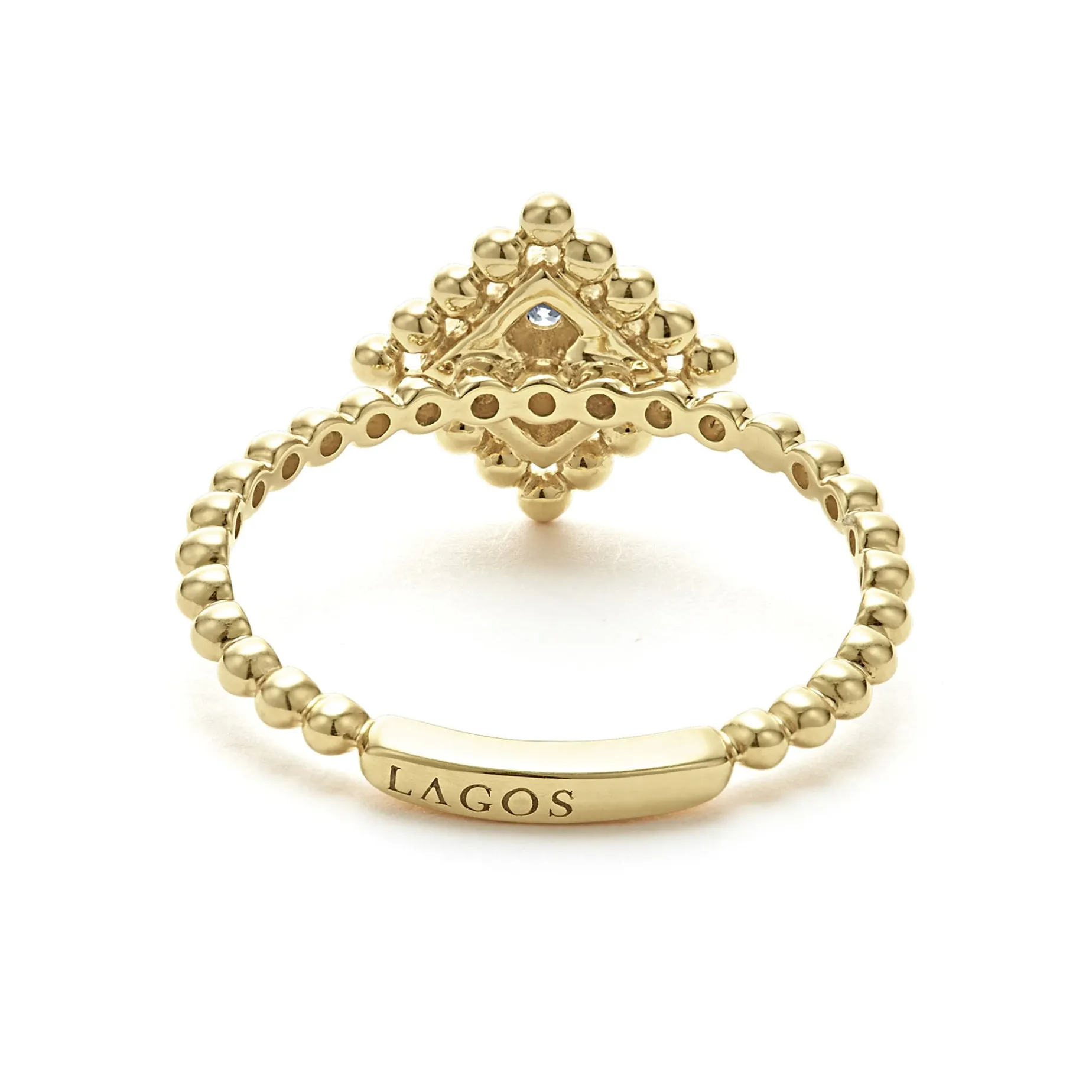 Small 18K Gold Diamond Ring