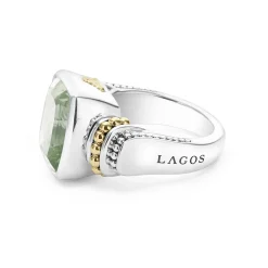 Small Prasiolite Statement Ring