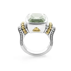 Small Prasiolite Statement Ring