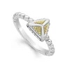 Small Pyramid Caviar Ring