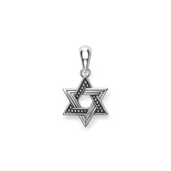 Small Silver Star of David Amulet