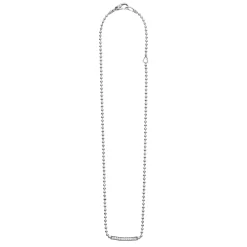 Small Station Diamond Beaded Necklace