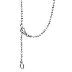 Small Station Diamond Beaded Necklace