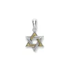 Small Two-Tone Star of David Amulet