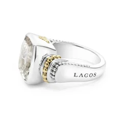 Small White Topaz Statement Ring