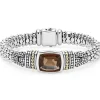 Smokey Quartz Caviar Bracelet | 9mm