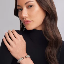 Smokey Quartz Cuff Bracelet | 12mm