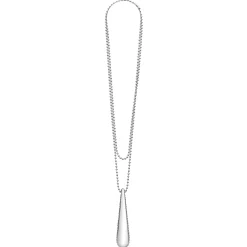 Smooth Drop Pendant Necklace
