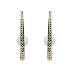 Statement Pearl Hoop Earrings