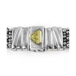 Statement Two-Tone Caviar Diamond Necklace