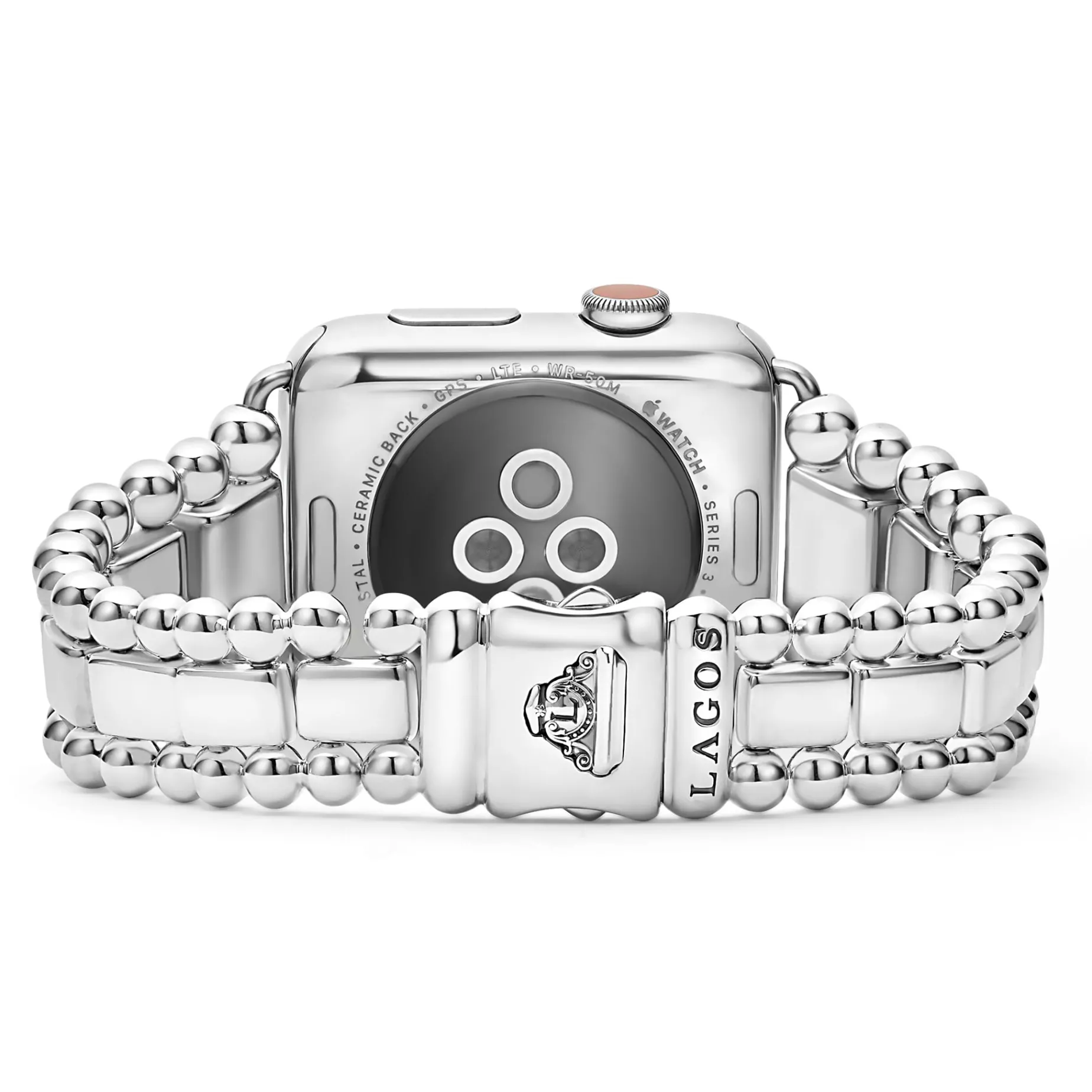 Sterling Silver Watch Bracelet-42-49mm
