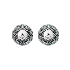 Swiss Blue Topaz Earring Backs