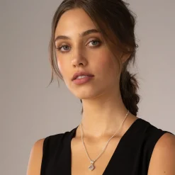Swiss Blue Topaz Pendant Necklace
