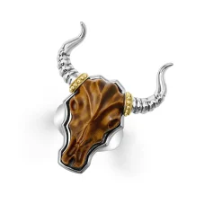 Tigereye Long Horn Ring
