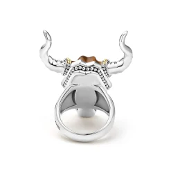 Tigereye Long Horn Ring