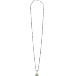 Turquoise Beetle Diamond Pendant Necklace