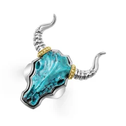 Turquoise Long Horn Ring