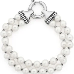 Two Strand Pearl Bracelet
