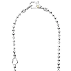 Two-Tone Caviar Beaded Necklace