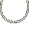 Two-Tone Caviar Link Necklace