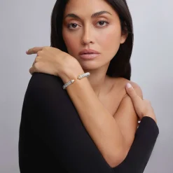 Two-Tone Cuff Bracelet