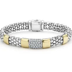 Two-Tone Diamond Bracelet | 9mm