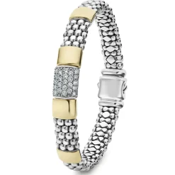 Two-Tone Diamond Bracelet | 9mm