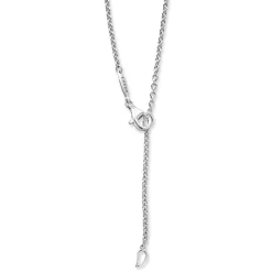 Two-Tone Diamond Pendant Necklace