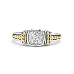 Two-Tone Diamond Ring