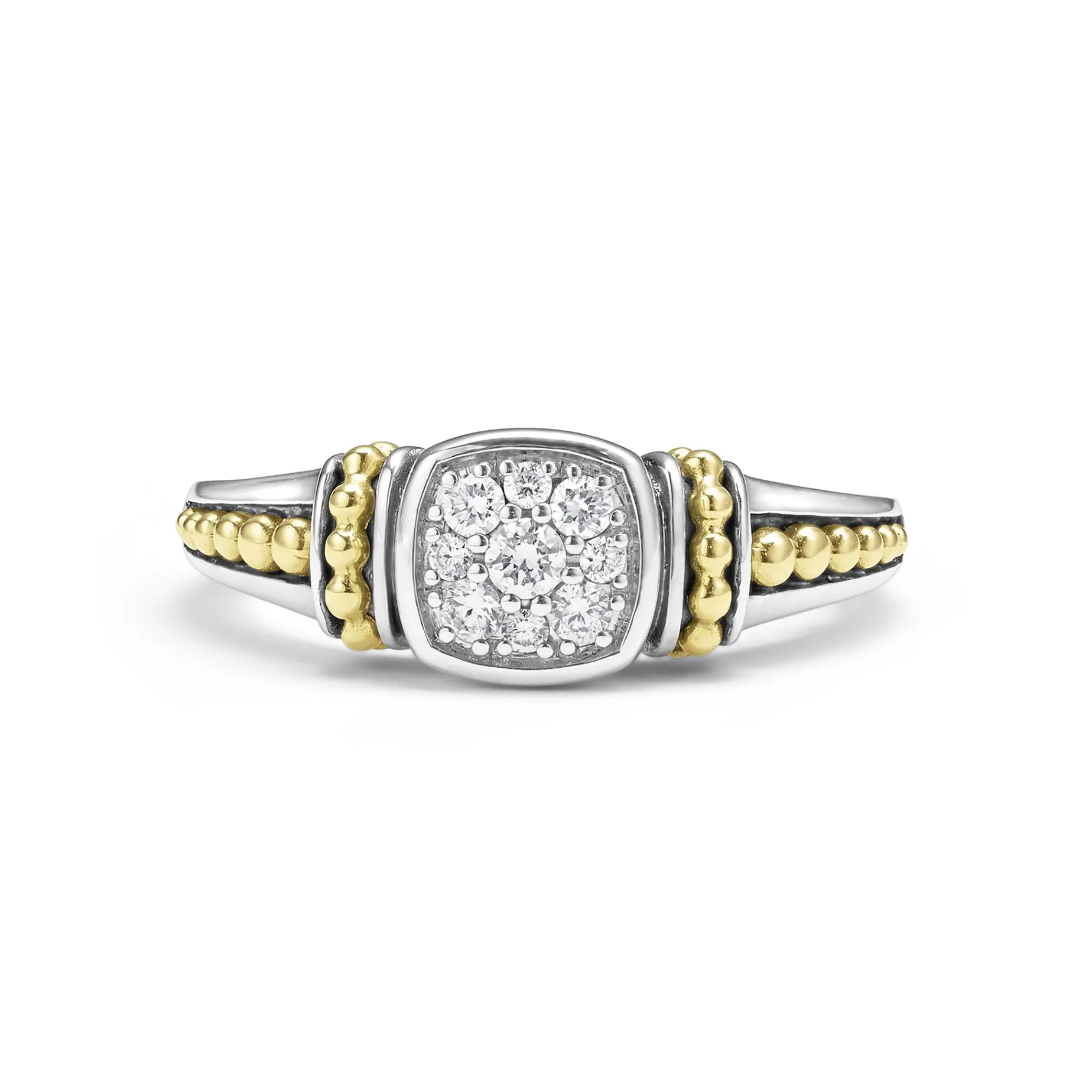 Two-Tone Diamond Ring