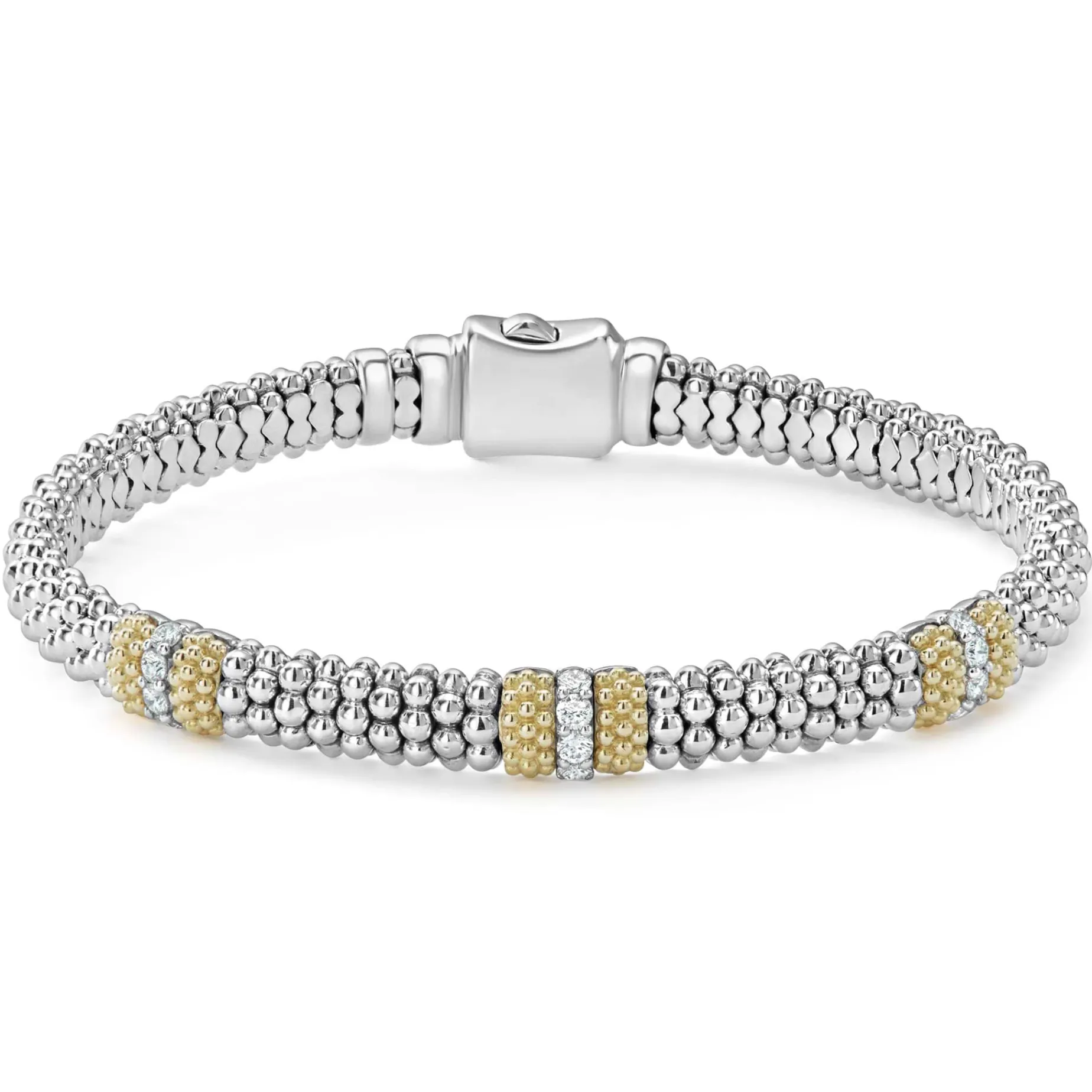 Two-Tone Diamond Smart Caviar Gift Set
