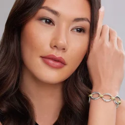 Two-Tone Link Bracelet