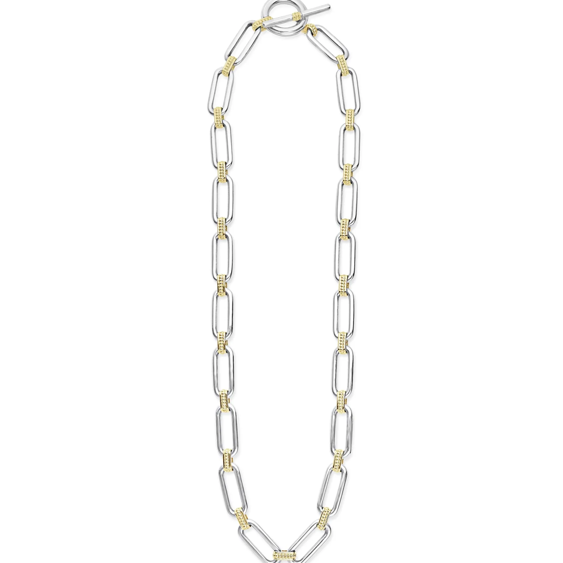 Two-Tone Link Necklace