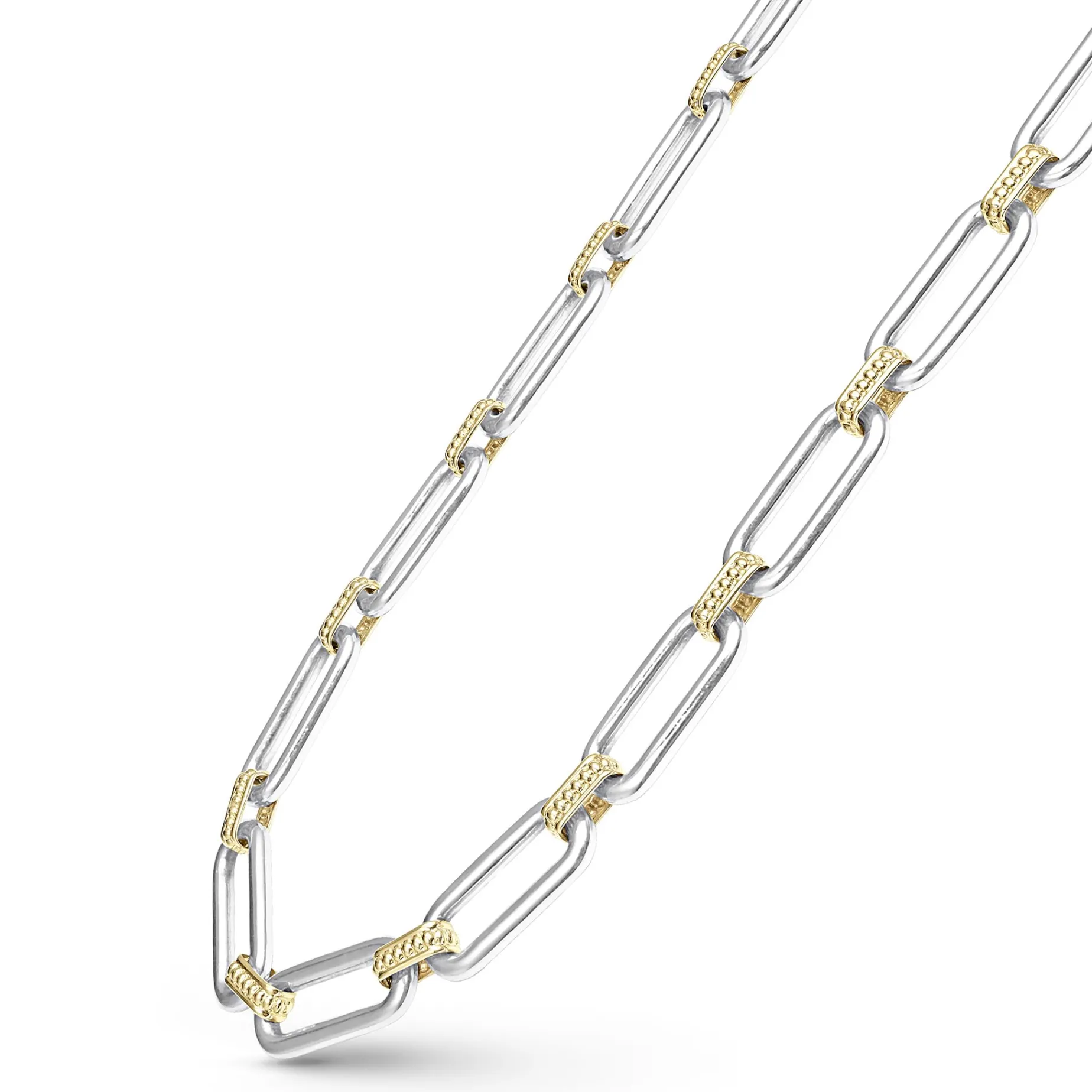 Two-Tone Link Necklace