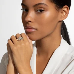 Two-Tone Love Knot Ring