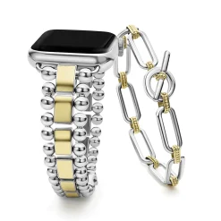 Two-Tone Smart Caviar Link Gift Set