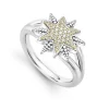 Two-Tone Star Diamond Ring