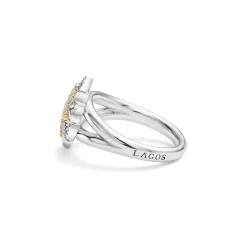 Two-Tone Star Diamond Ring