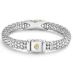 Two-Tone X Caviar Bracelet | 9mm