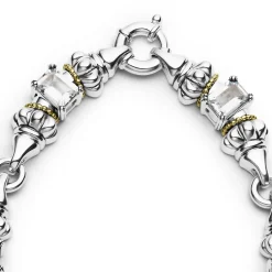 White Topaz Caviar Necklace