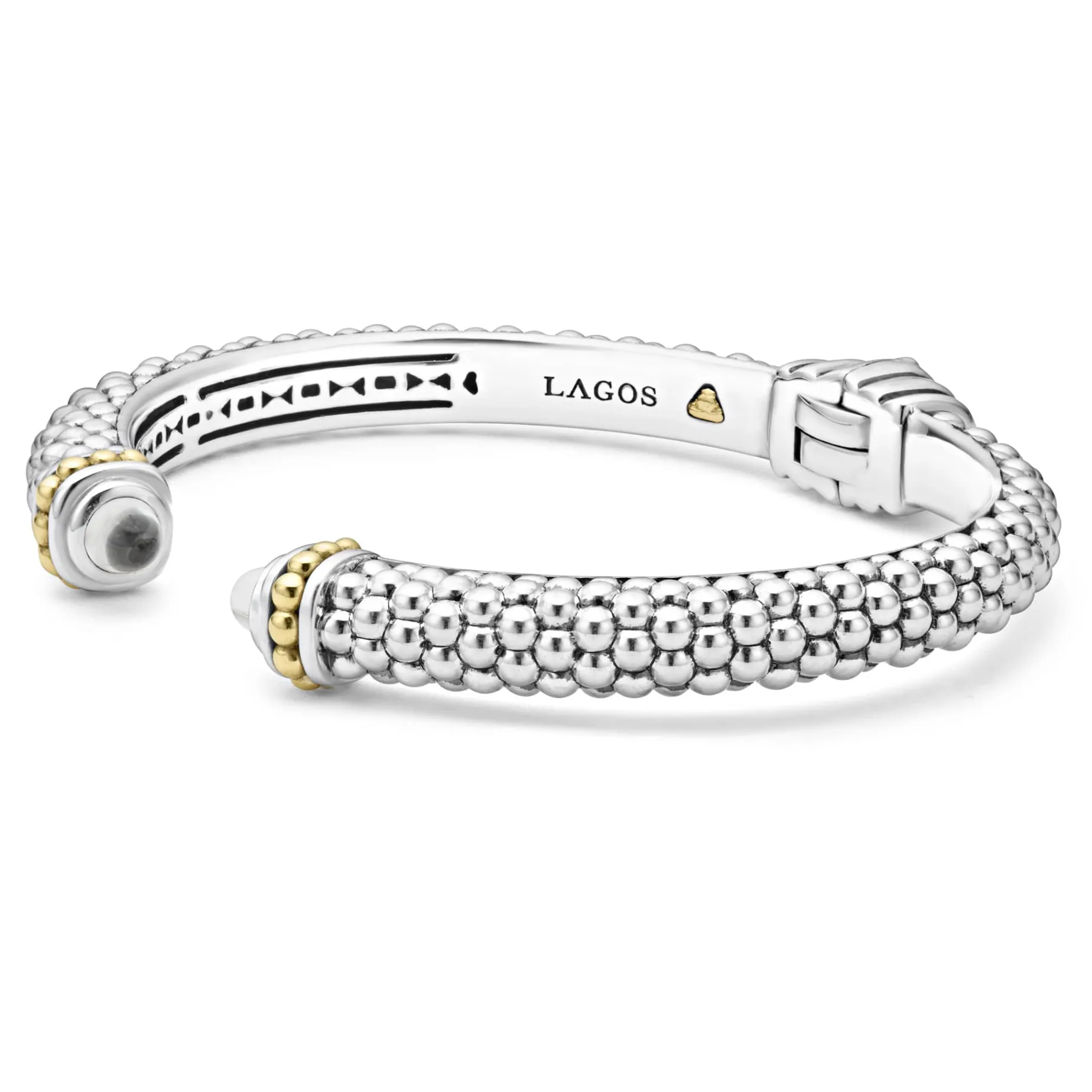 White Topaz Cuff Bracelet | 8mm