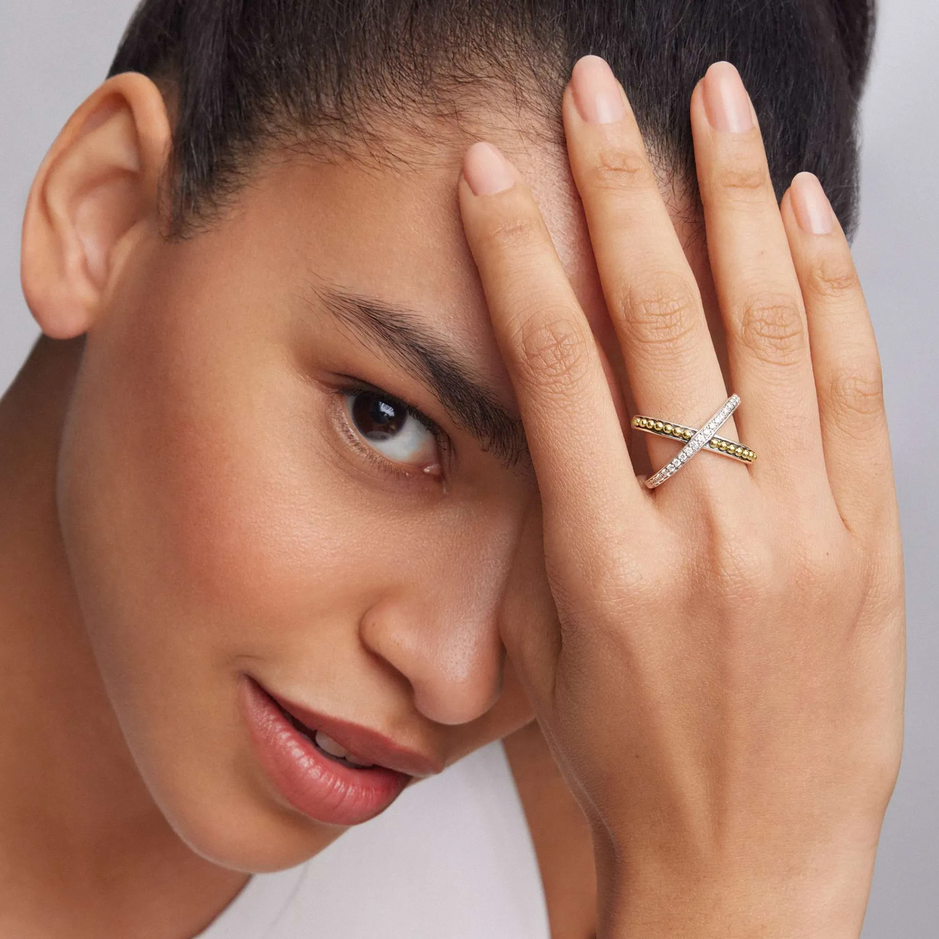 X Diamond Ring